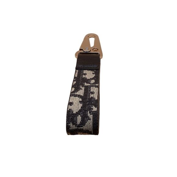 Upcycled Original Strap Christian Dior Key chain CLASSIC - Picture 1 of 3